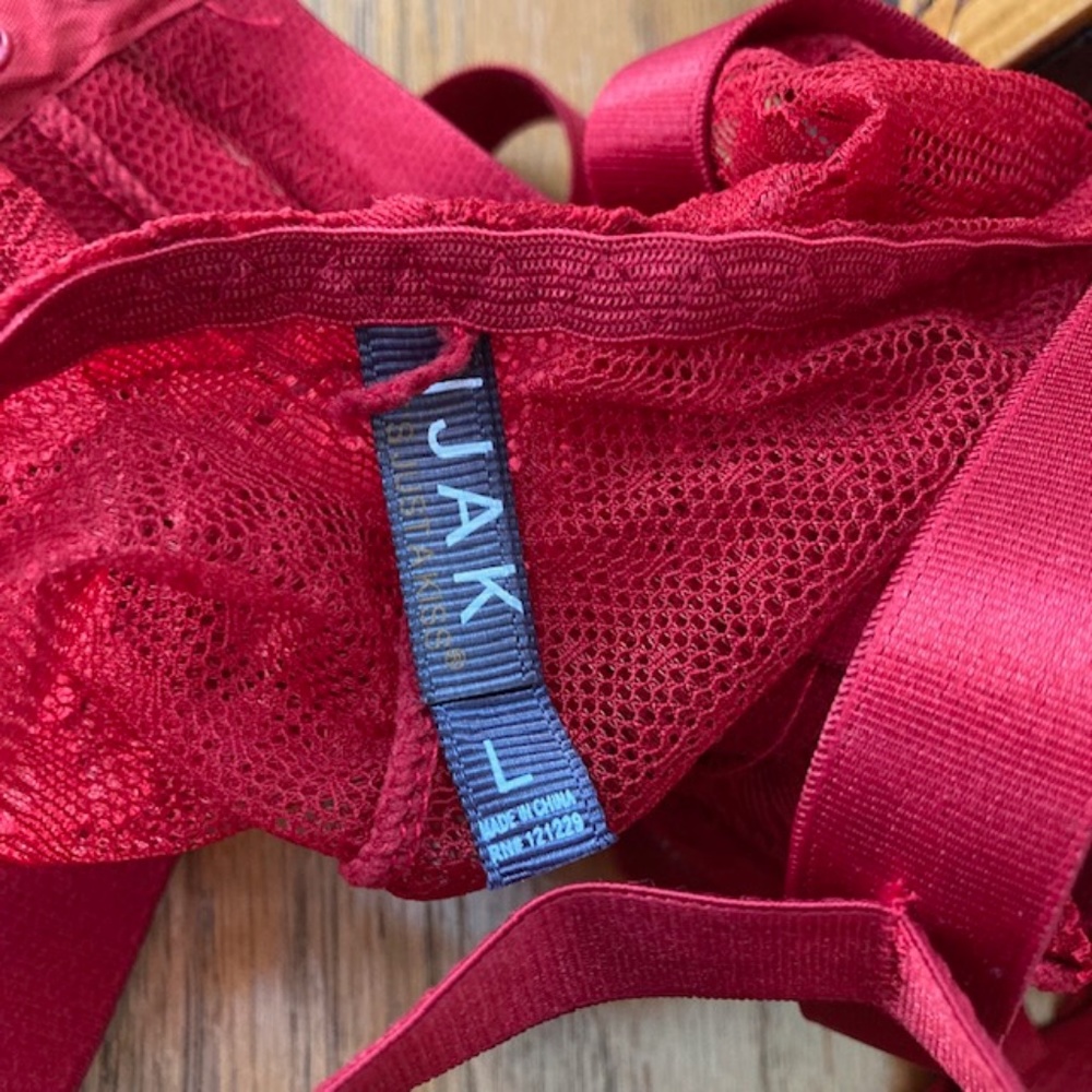 IJAK new red one piece lingerie size Large - Picture 5 of 5